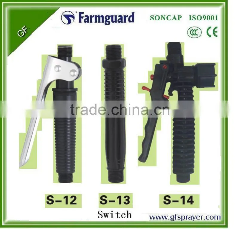 sprayer trigger,solor sprayer parts,nozzle sprayer,switch for sprayer use