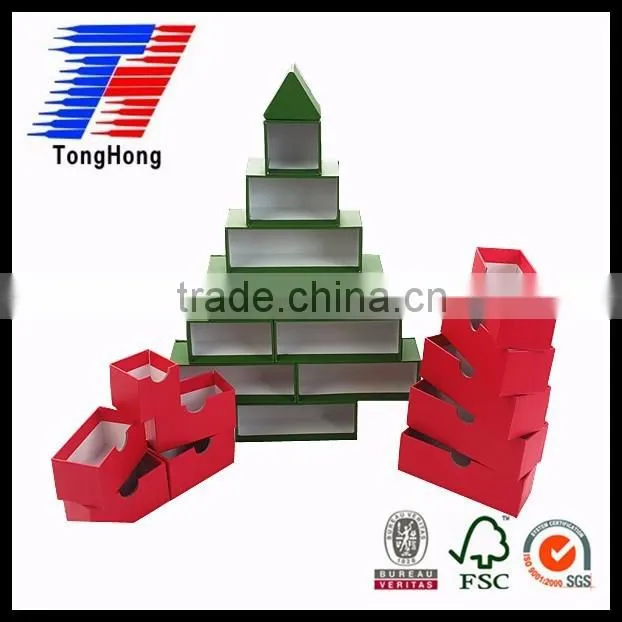 multilayer drawer paper box christmas trees box