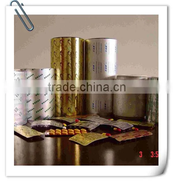 medical aluminum foil pharmaceutical wrapping packing