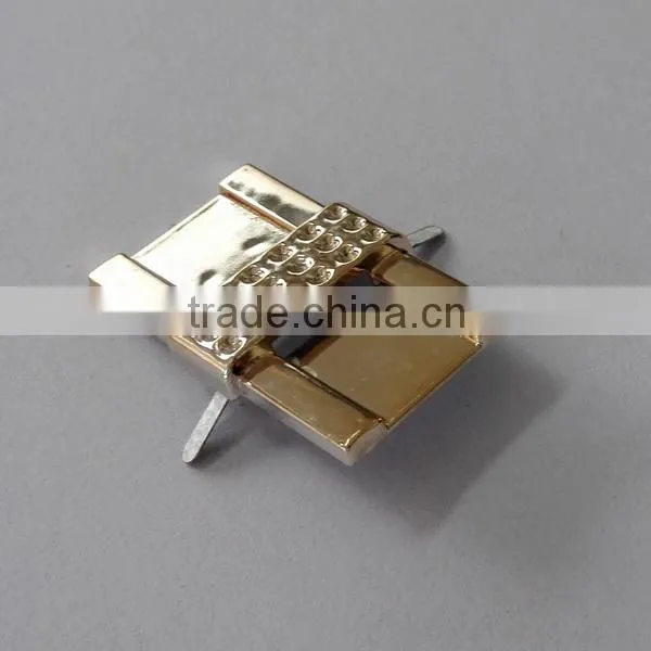 gold plating plastic Shoe Decorations accessories