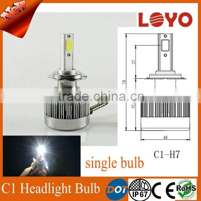 Newest H11 H4 LED Car Headlight 12V H7 Car Headlight 30W 3000LM Aluminum H1 H7 LED Headlight kit