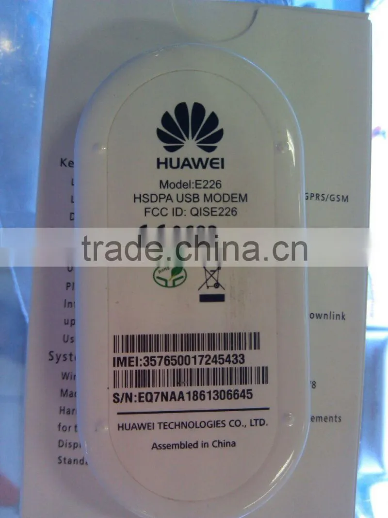 100% Original Unlock HUAWEI E226 HSDPA 7.2Mbps low price usb 3g modem