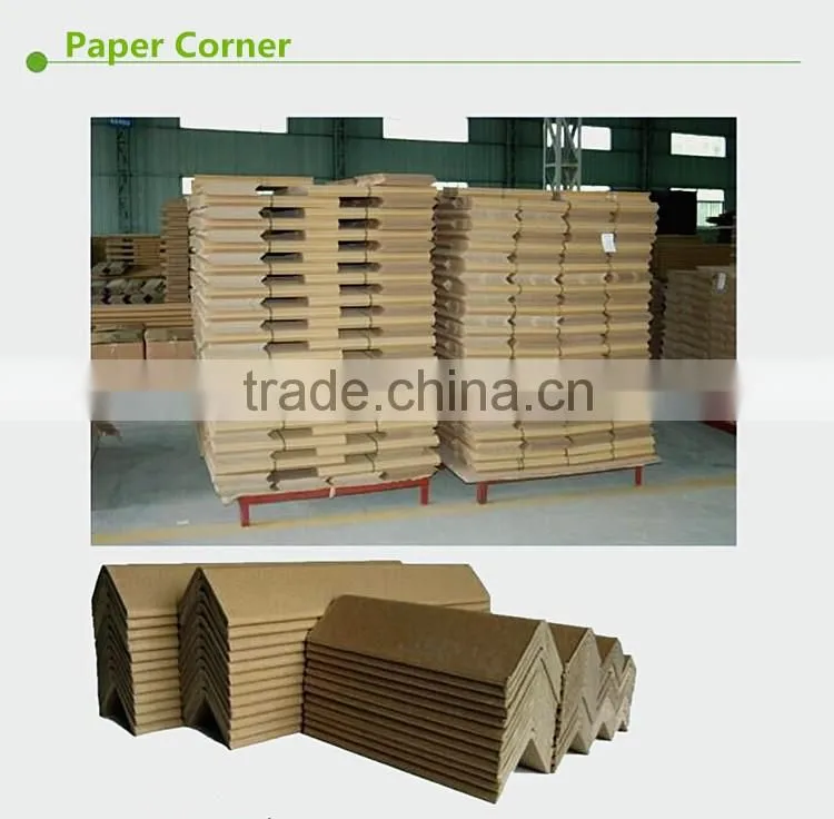 China oem compostable kraft paper edge board protector/angle protector