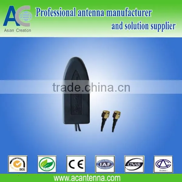 combination combo GPS GSM antenna with 3m cable magnetic or sticker