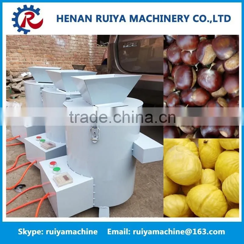 chestnut shelling machine/chestnut sheller/chestnut shell removing machine