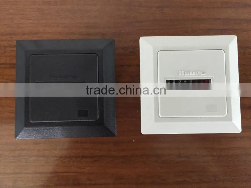 2015 Hot sale Black color HM-1 Hour Meter With Frame AC220V 50Hz 48*48mm 72*72mm