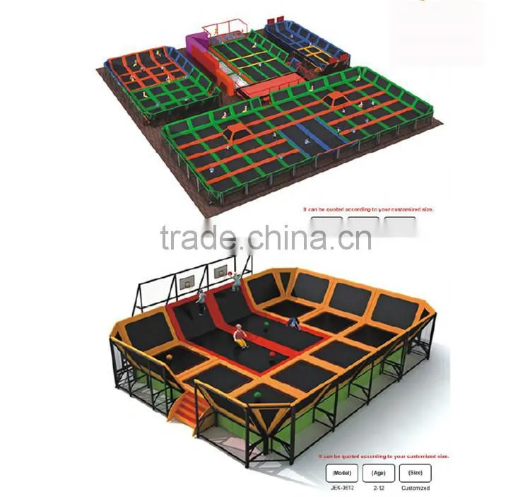 Interesting Outdoor Trampoline Park