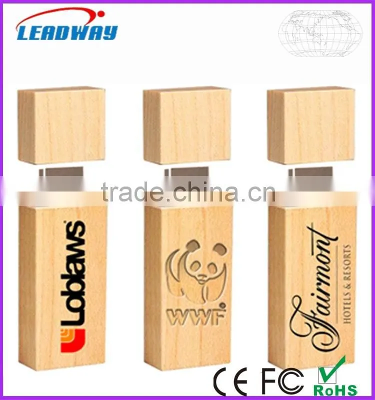 Cheap wooden usb flash drive 1gb 2gb 4gb 8gb with free logo engraved
