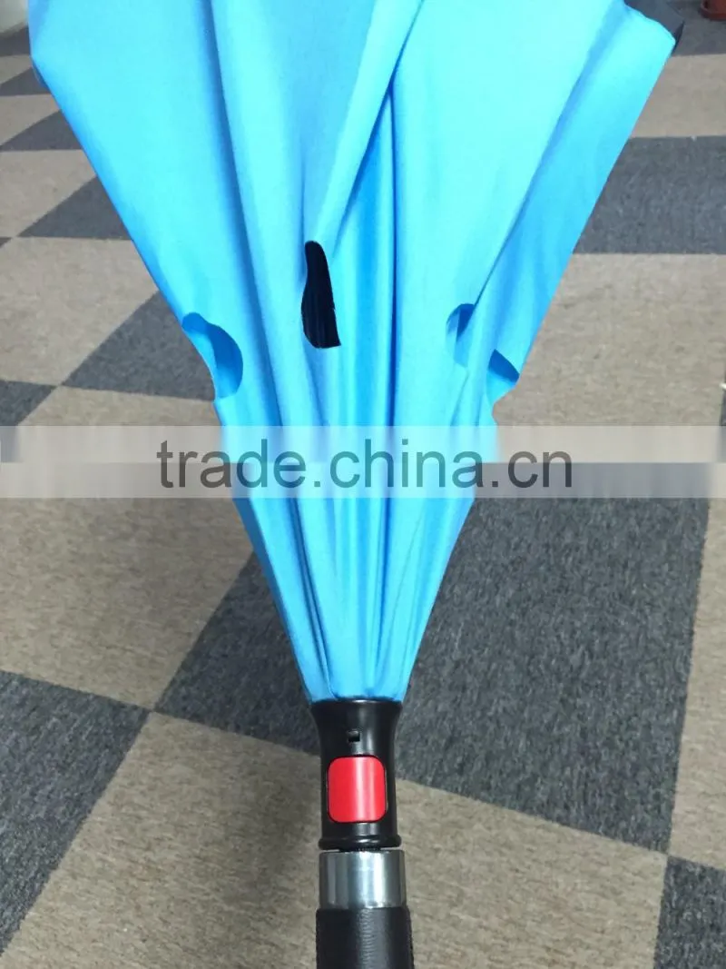 2015 New Design Function Inverted Upside Down Reverse Umbrella