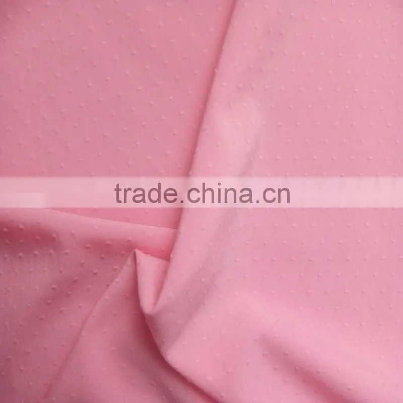 100% Polyester Jacquard Dot 4 Way Spandex Fabric Wholesale for Legging