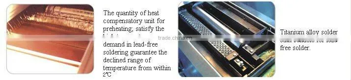 Fully automatic Lead free wave solder machine