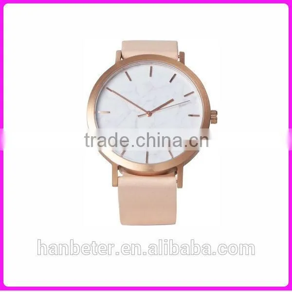 Marble face men watches from china with power gold international
