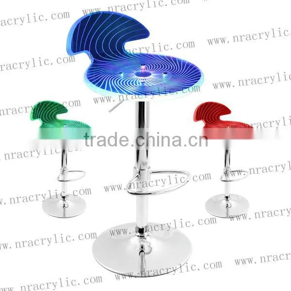 spyra modern led table and bar stools acrylic furniture