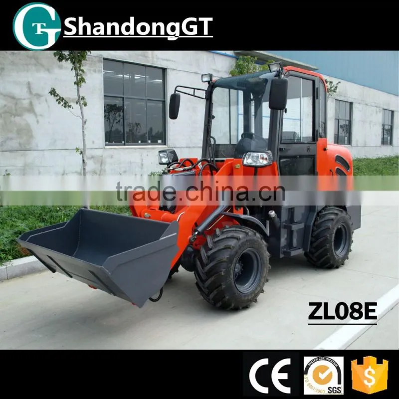ZL08E mechanical operation, Joystick control cheap wheel loader