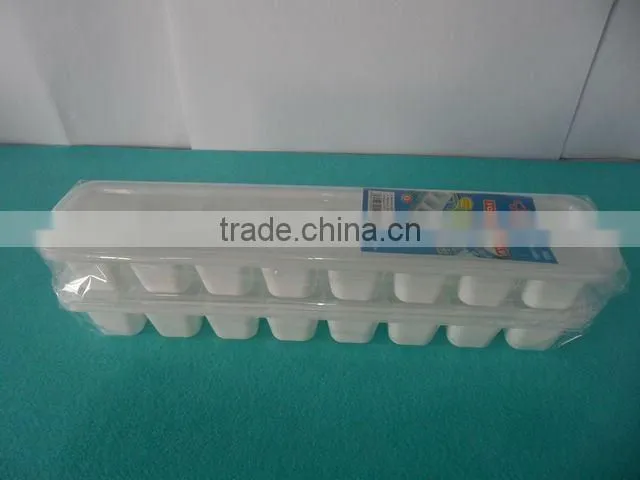 8 lattices Plastic PP Ice Mold with lid