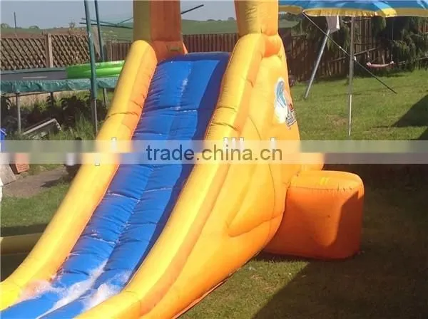 giant inflatable foam water slide,single inflatable water crush slide for party