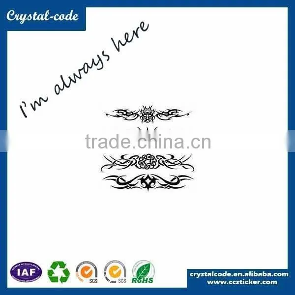 Creative design customized waterproof clear transparent window car sticker