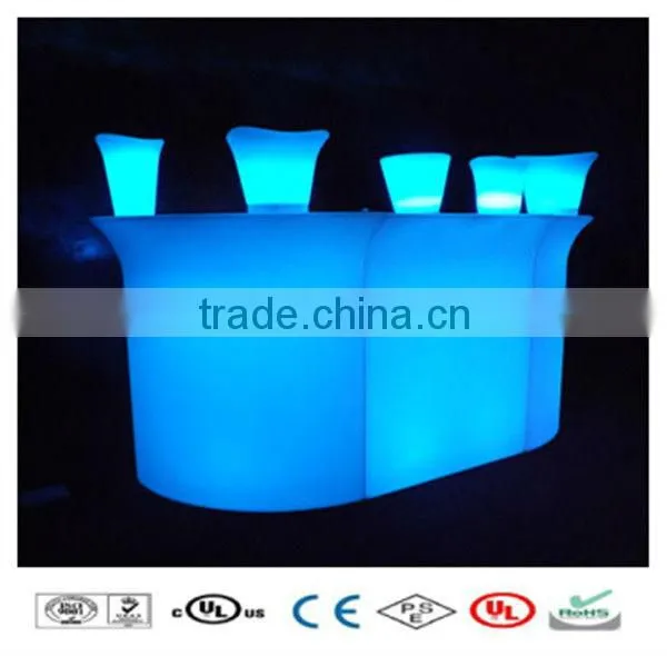 Cool LED Bar Counter, L Shape Bar Counter, LED Bar Furniture