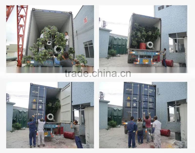 5m Decorative artificial steel ficus tree