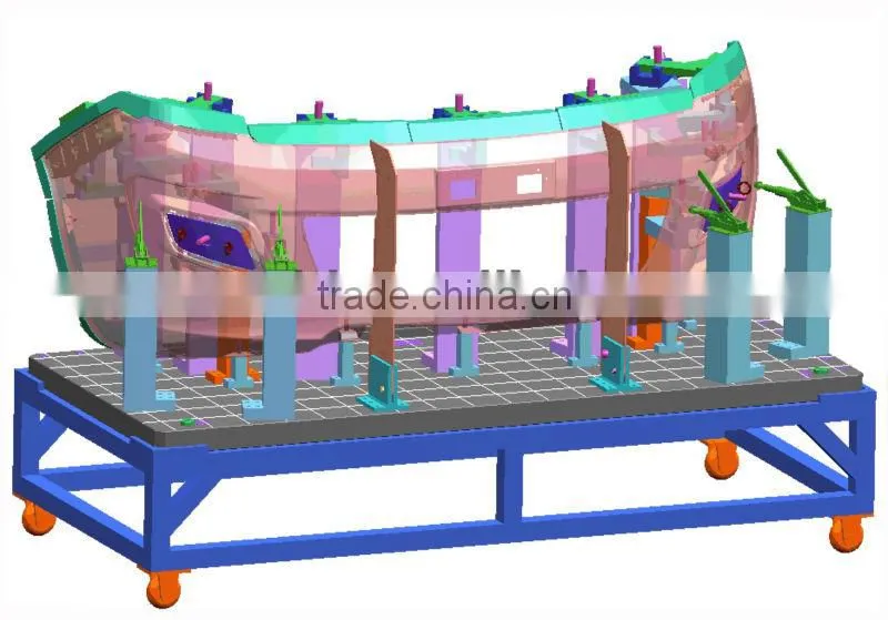High precision 3D design car bumper mold manufacture
