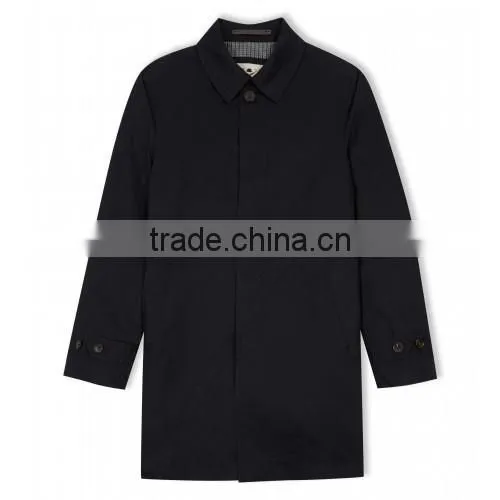 2014 new arriving black 100% cashmere mens overcoat