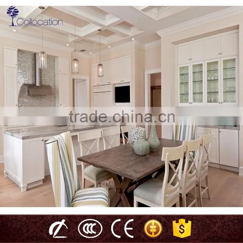 2015 European style Luxury solid wood simple designs accessories kitchen cabinet