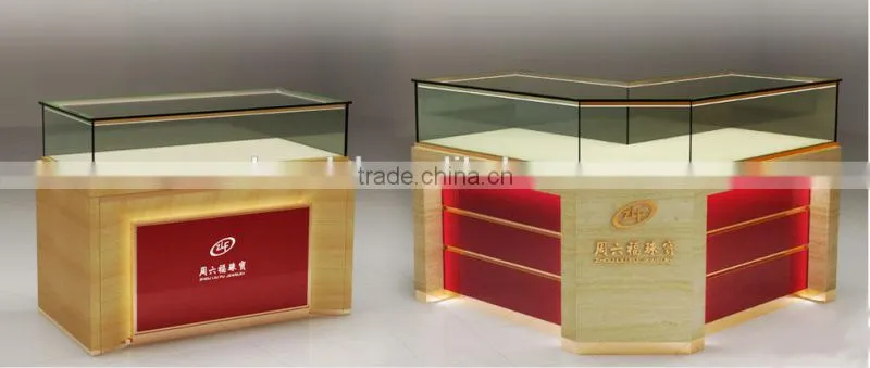 Jewelry display cabinet show case for chain store and super mall