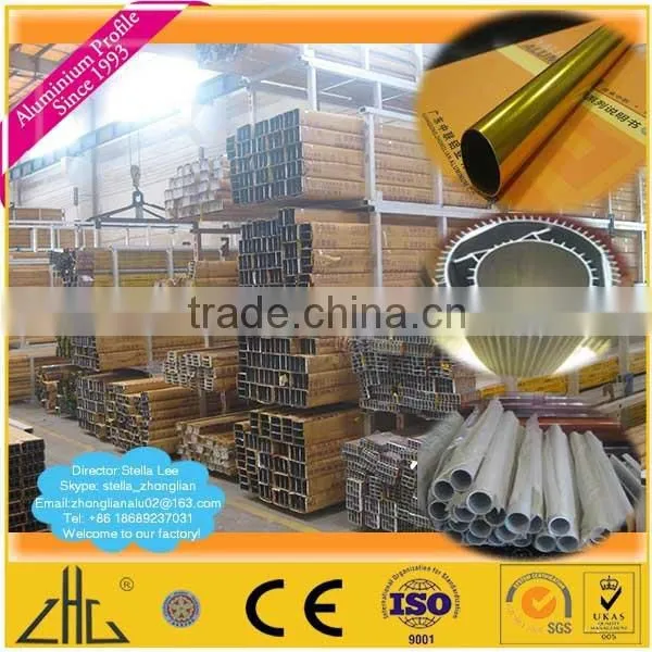 Wow!! alluminium extrusion tube manufacturer factory/profiled tube aluminium price per kilo/anodized aluminium tube paint brush