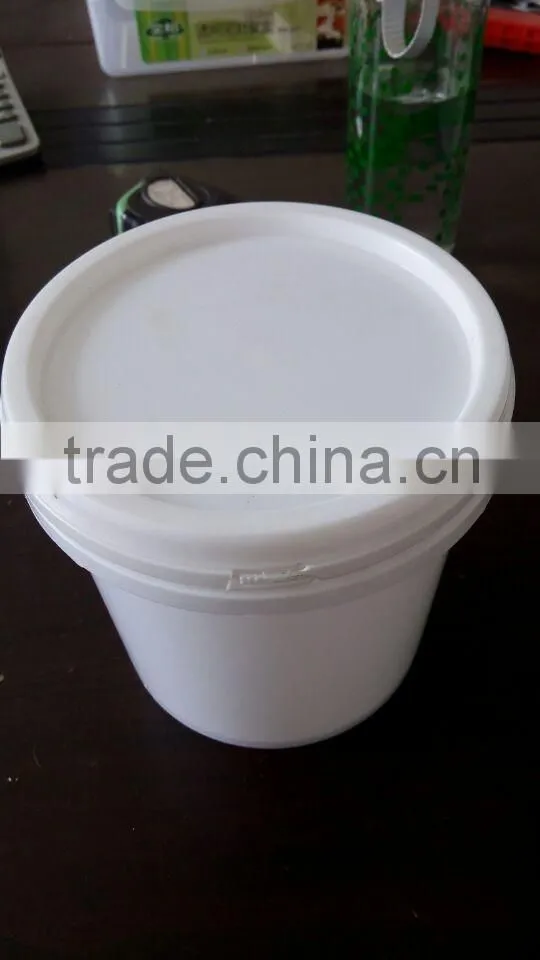 China factory wholesale 1L barrel packing ice cream virgin pp plastic bucket with handle