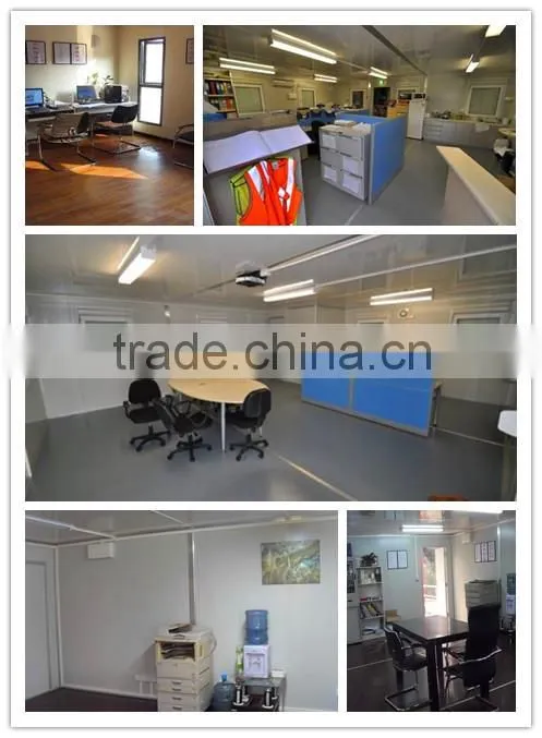 mobile prefab steel frame villa house container