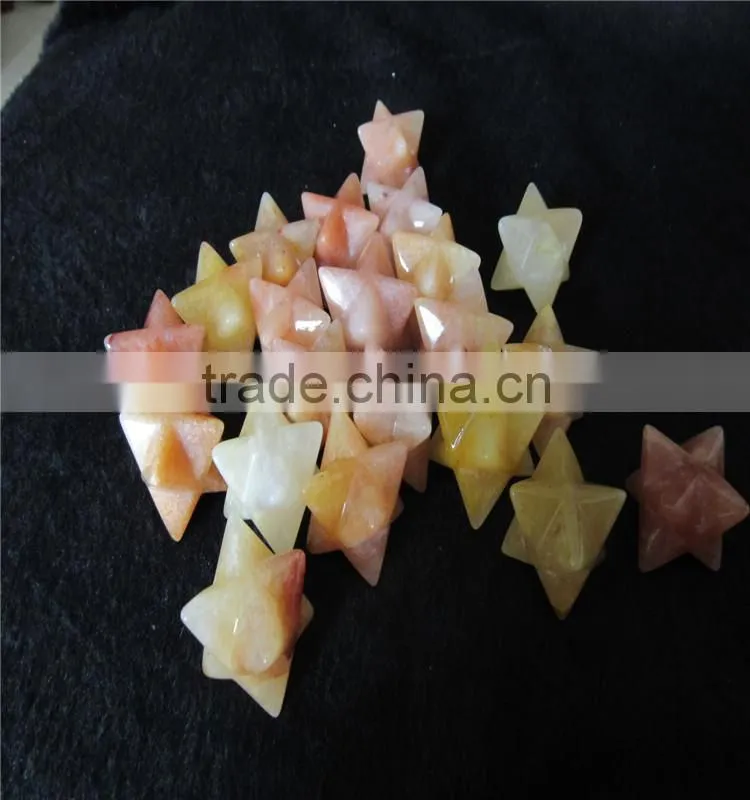 New arrival customized crystal colorful stars for gift souvenir