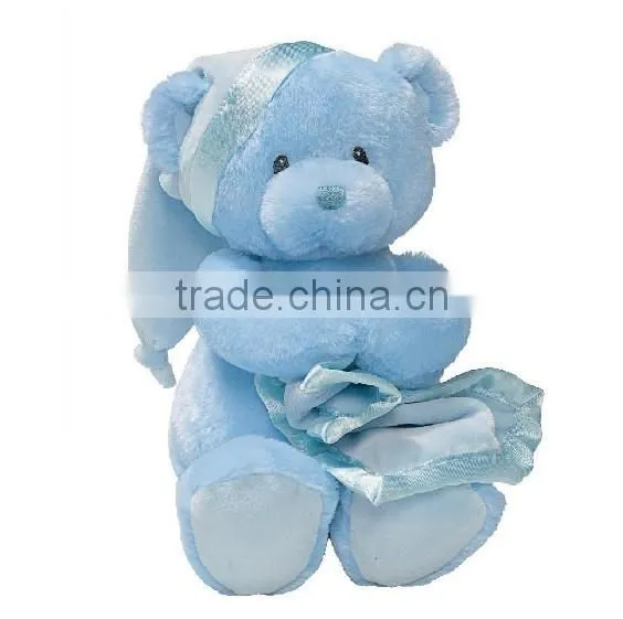 high quality plush teddy bear with handkerchief plush bear