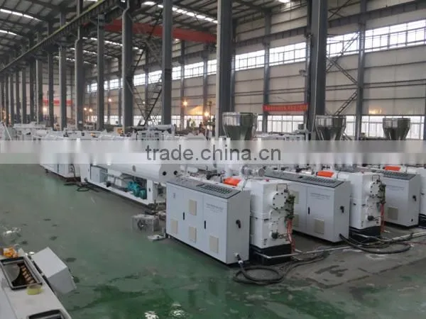 16 - 110 mm PVC Double Station Pipe Production Line with German Technology