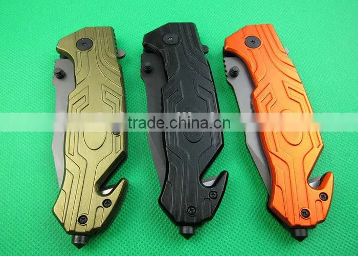OEM Best selling most popular folding rescue knife with Seat Belt UDTEK01261