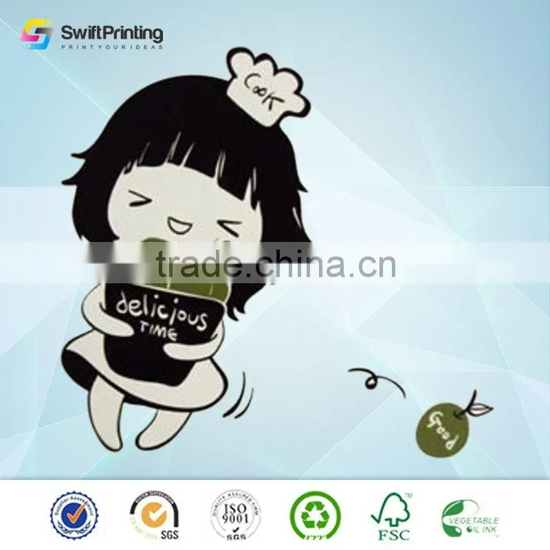Top grade unique printing sticker tag