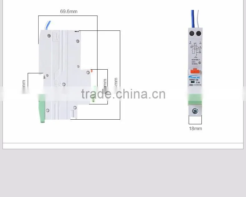 quality assurance rcbo factory price overload protector