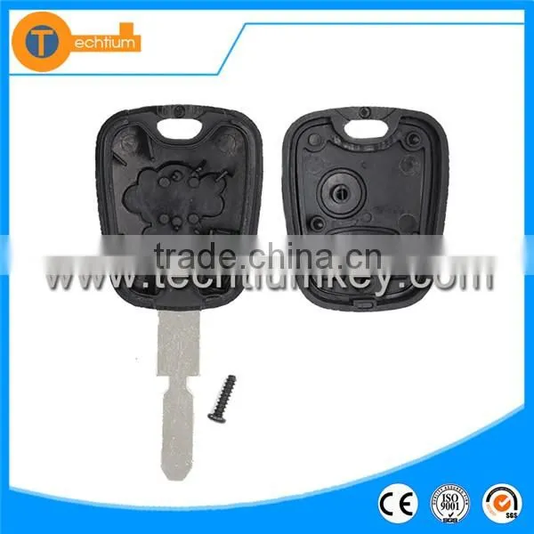 2 button remote key shell cover blank with 406 blade for c4 c3 xsara picasso for citroen