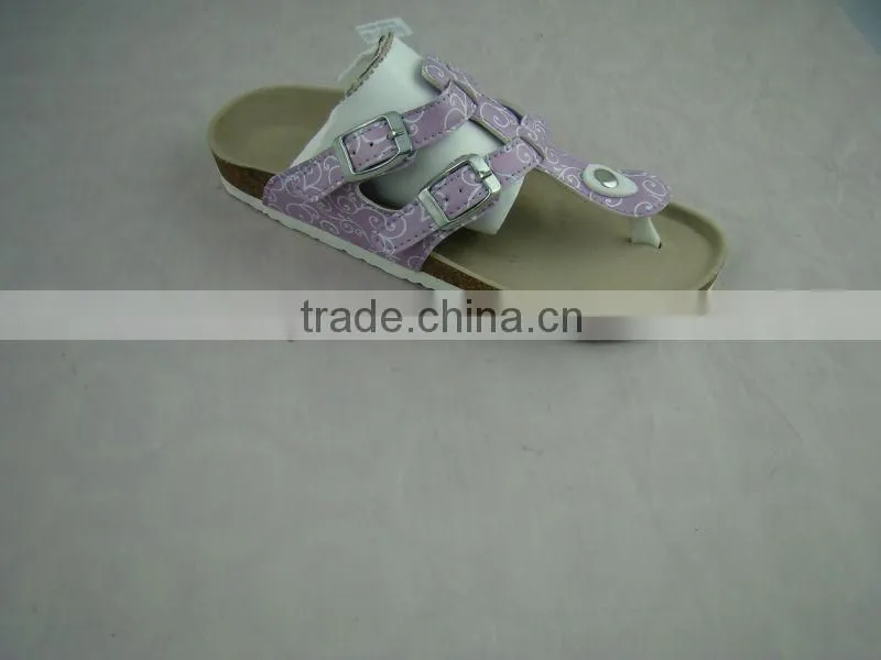 2013 latest fashion ladies cork slippers
