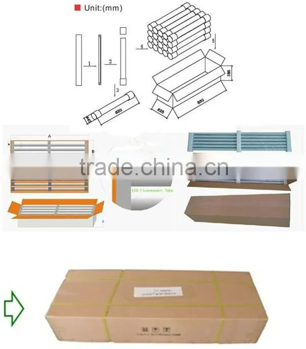 8w long-term stock Glass led tube light