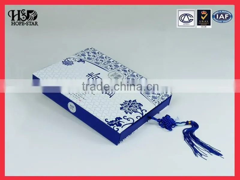 Wholesale Custom Blue Color Printing Hard Packaging Gift Paper Box Kraft Gift Paper Box for knives and forks