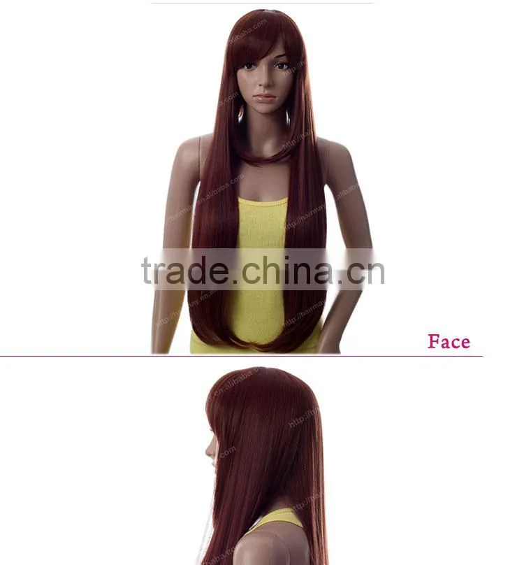 2014 Hot selling japanese heat resistant fiber wig