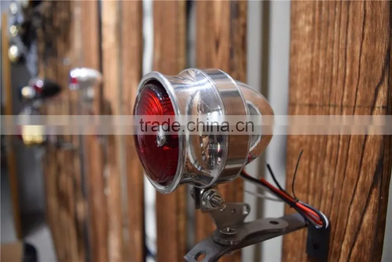 Motorcycle Brake Stop Running Rear Tail Light Racer Bobber Cruiser Chopper NEW