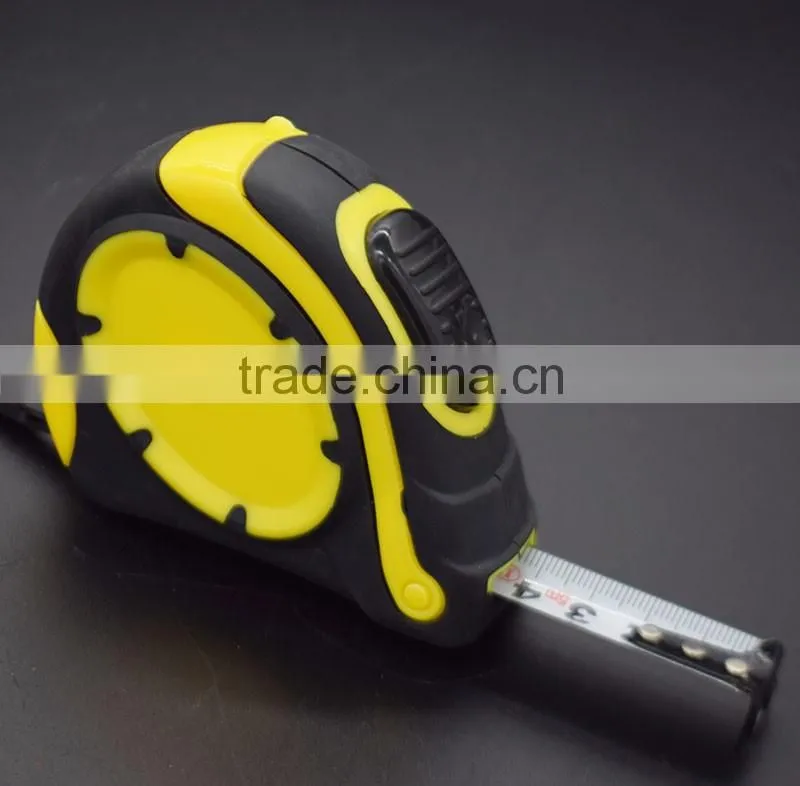 3m 5m 7.5m professional auto lock rubbered steel tape measure