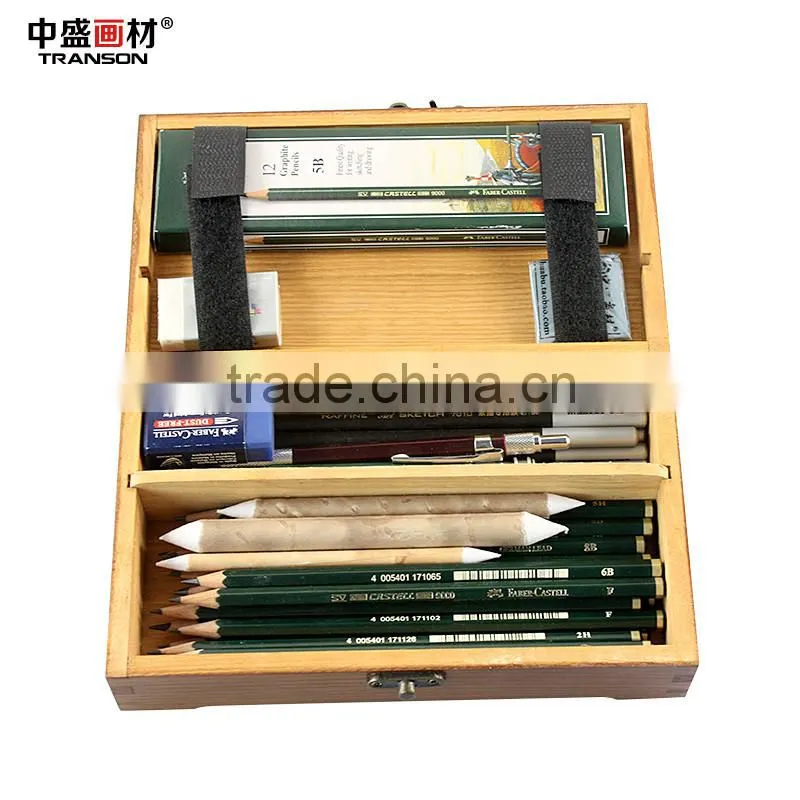 vintage wooden box artistical multifunction pencil box jewelry case for gift