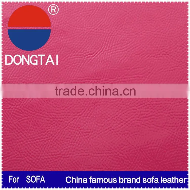 DONGTAI 100% pu embossed synthetic leather material Made In China
