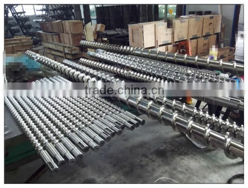 Single screw and barrel for single extruder
