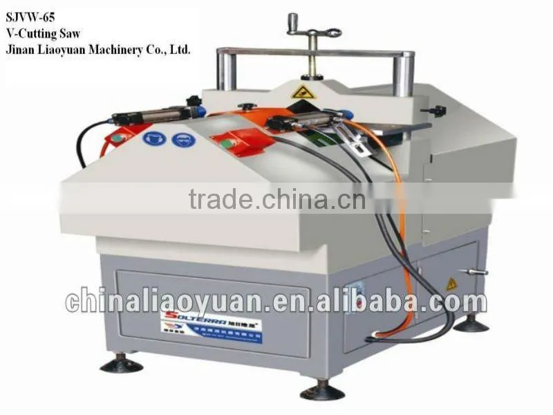 V--cutting saw with ISO Approved for uPVC Plastic and aluimnium Profiles