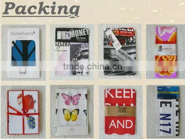 softtextile home textiles silk screen pigment print kitchen set kitchen textiles china supplier