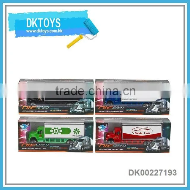 Best selling 1:64 free wheel diecast container truck