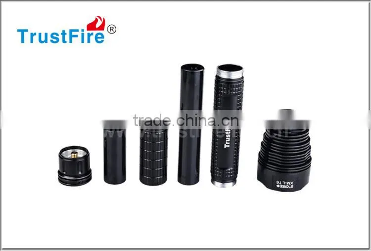 5 Modes flashlight with black torch pouch/holster tactical LED linterna waterproof outside equipments with CE,FCC certification